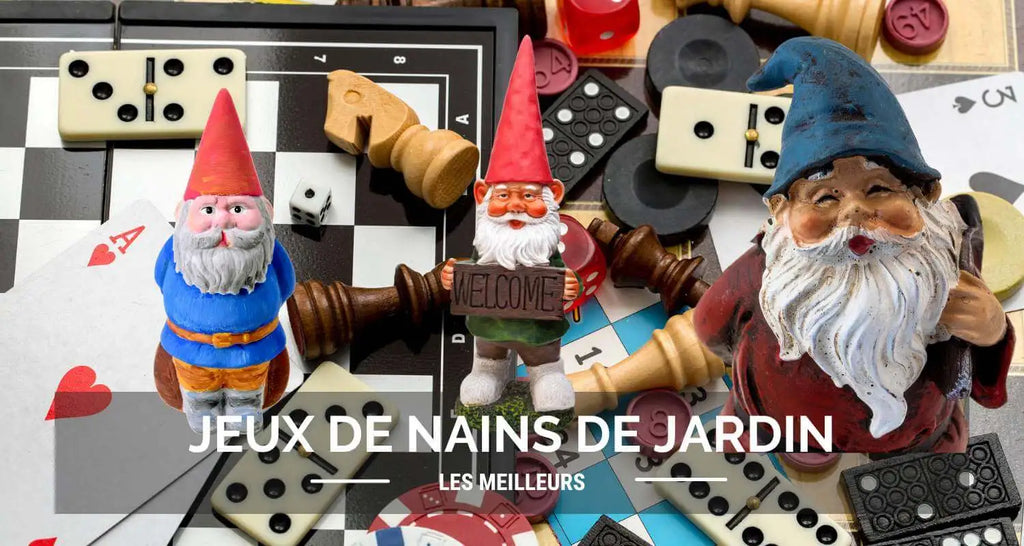 Quels jeux avec des nains de jardin et gnomes ? Doodle, figurine, lancer...