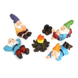 Lot de nain de jardin composé de 6 pièces