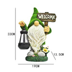 nain de jardin bois sur fond blanc