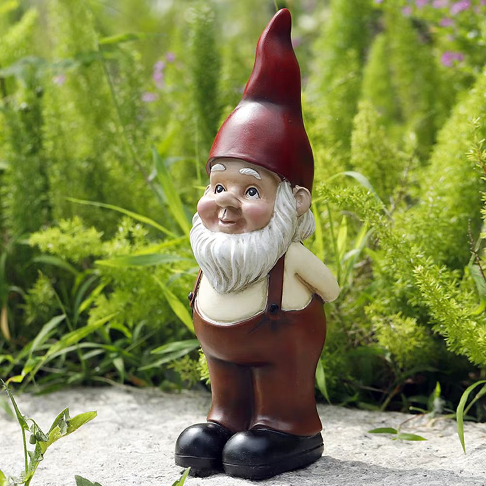 Statues Nains De Jardin Miniatures – Lot De 7 Pièces 5 Cm, Résine, Décoration Féerique Pour Pot De Fleurs, Jardin - 6