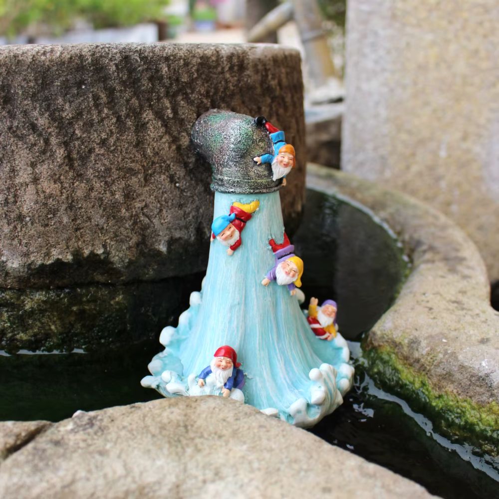 nain de jardin cascade