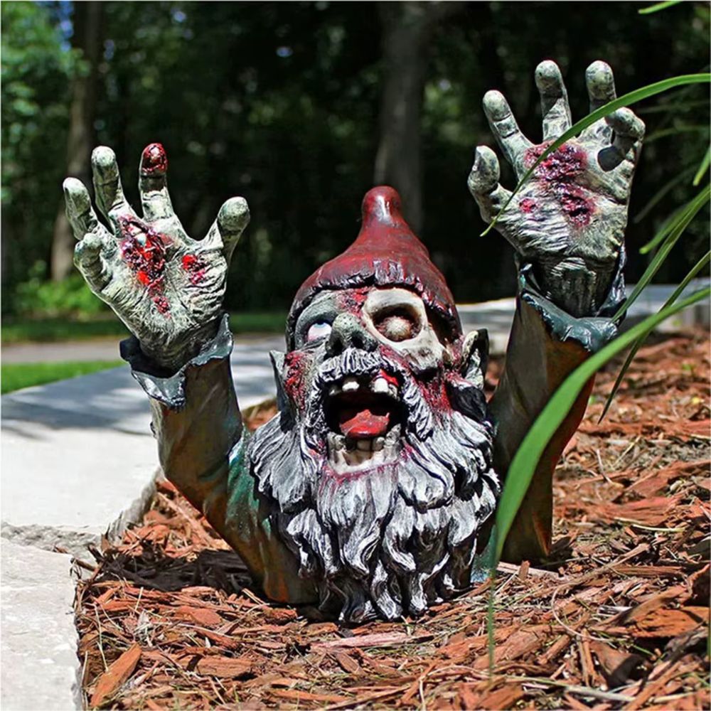 nain de jardin qui fait peur