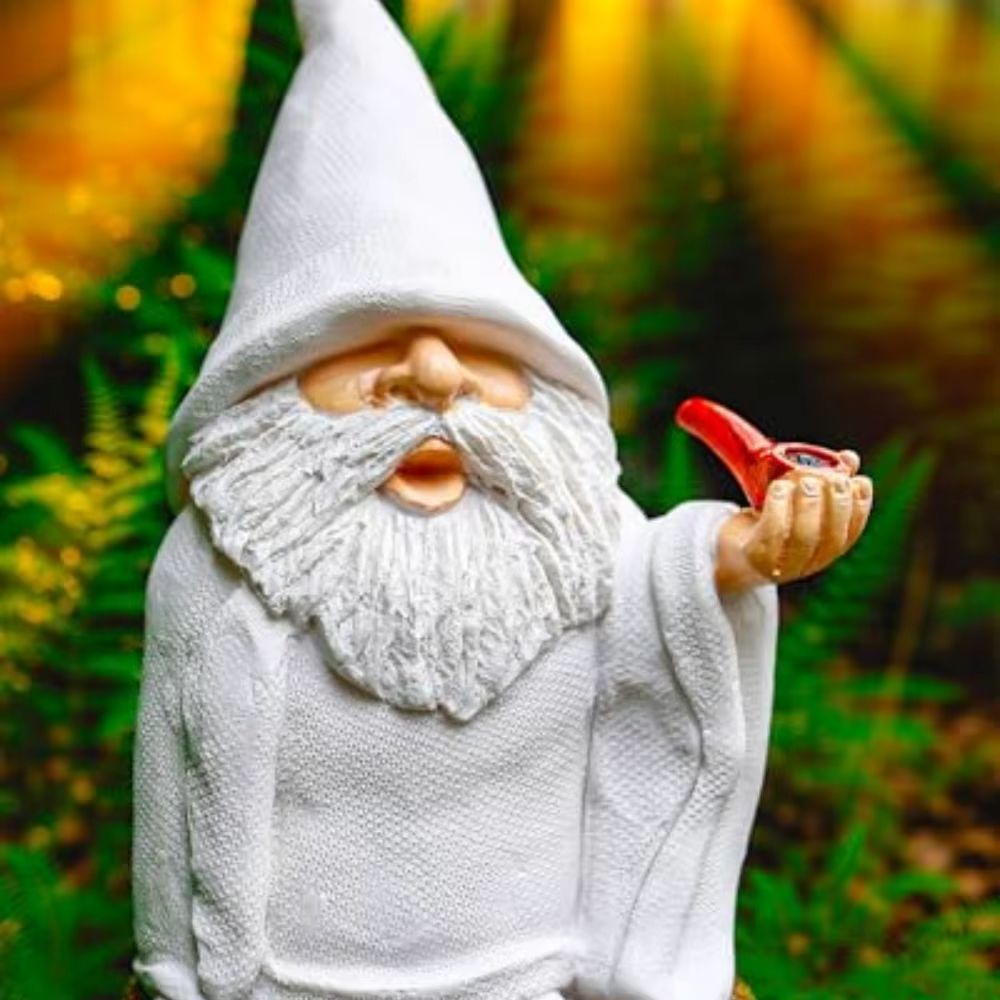 Nain de jardin qui fume