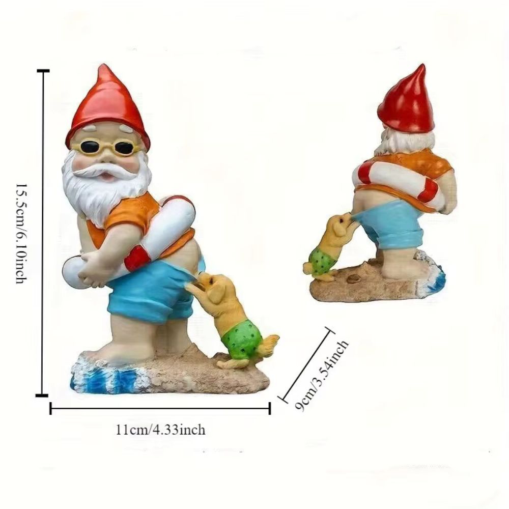 nain de jardin rigolo dimensions