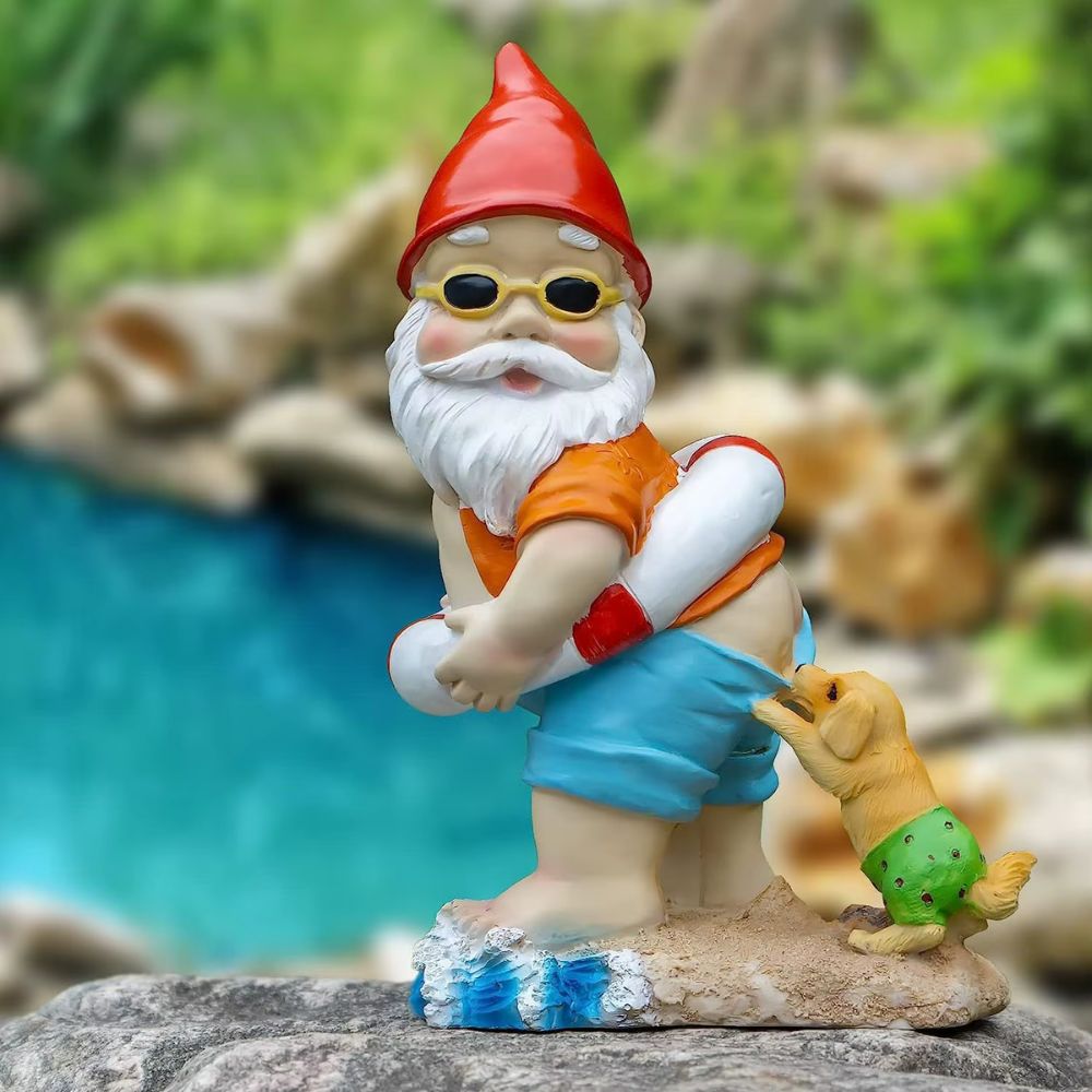 Nain de jardin rigolo