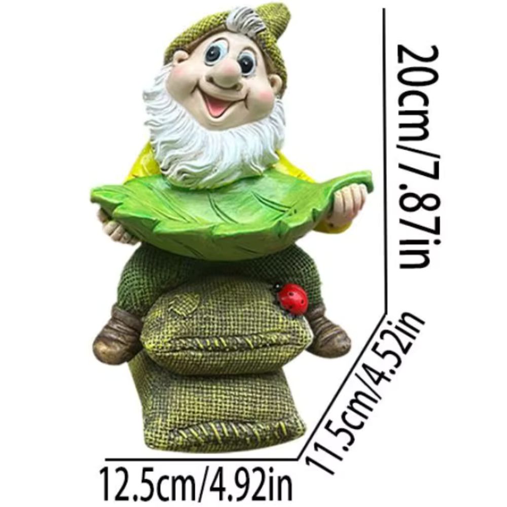 dimension du nain de jardin vert