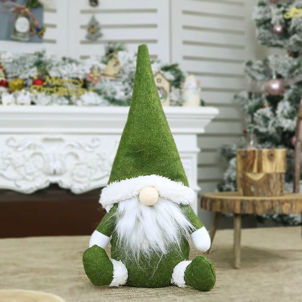 gnome peluche couleur vert