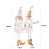 dimension du lutin farceur blanc doré