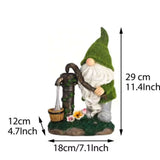dimensions du nain de jardin 30cm