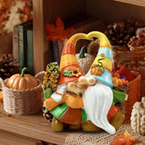 nain de jardin automne