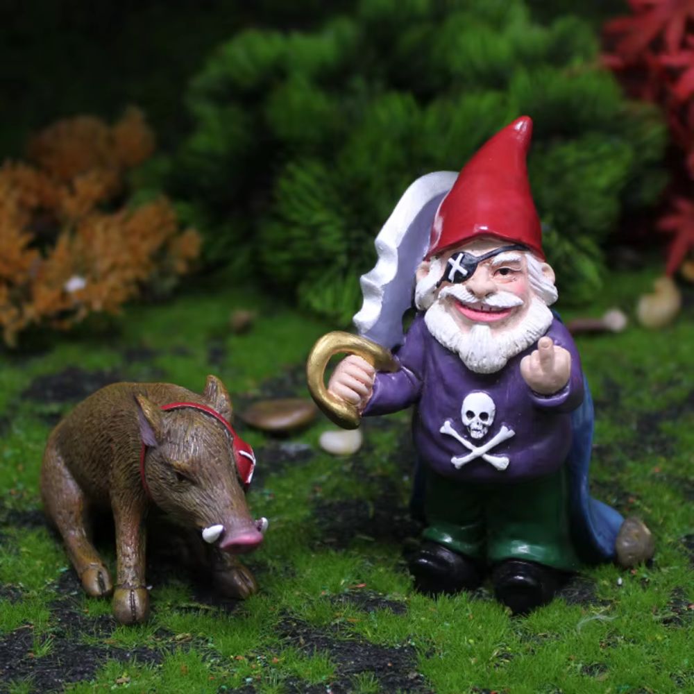 nain de jardin pirate