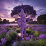 nain de jardin violet