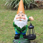 nain de jardin grande taille vert
